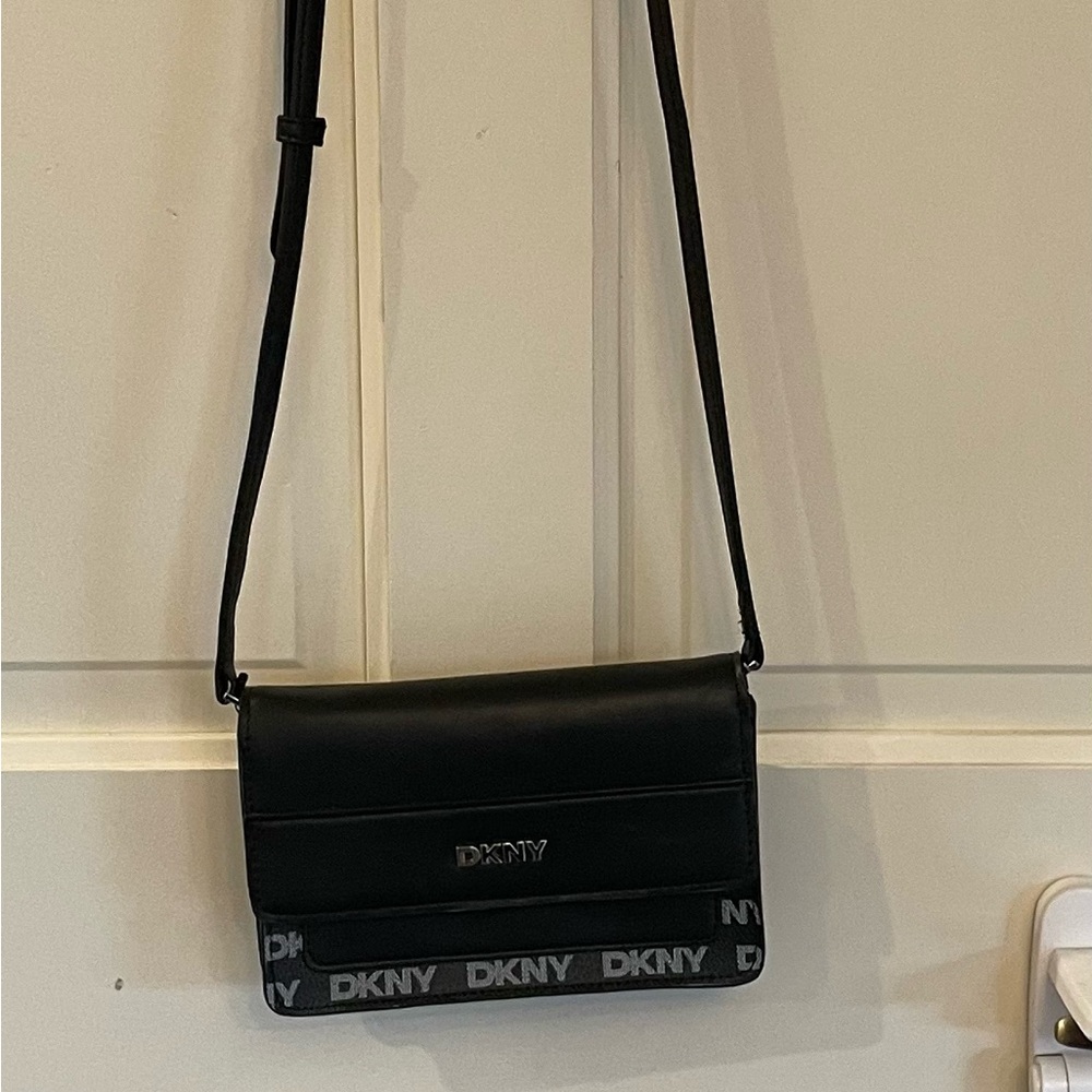 DKNY Monogram Black Wallet